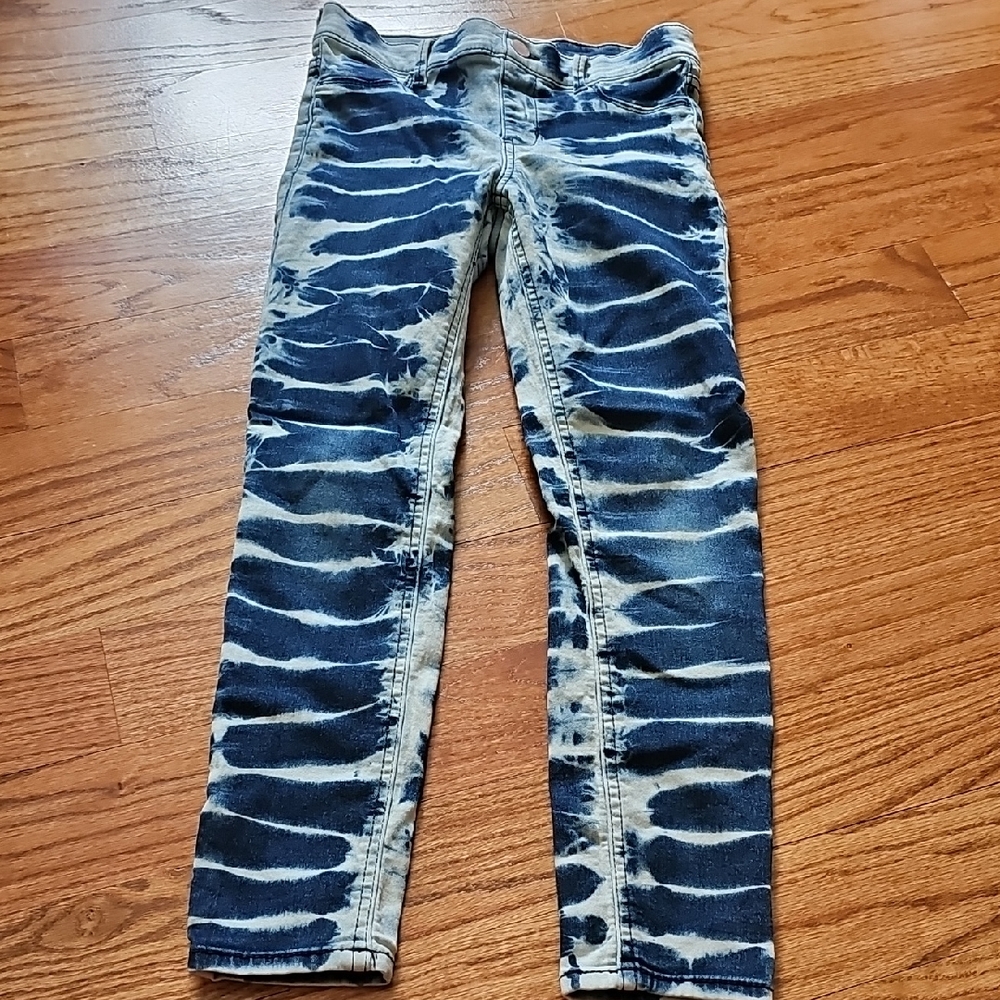 Stylish Blue Tie-Dye Jeans